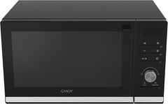 Candy Modern CMGA23TNDB, Microwave with Grill, 23L, 1400W, 6 Power Levels, Digital, 8 Functions, Security Lock, Plate 27CM, Grill Rack, Self-Cleaning, App hOn, Black