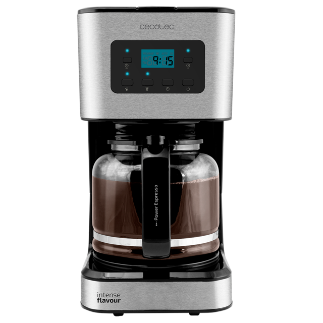 Coffee 66 Smart. Cafetera Goteo de 950 W, Programable 24h, Tecnología ExtemAroma, Función AutoClean, Acabados en Acero Inoxidable, Pantalla LCD, Jarra de Vidrio de 1,5 L