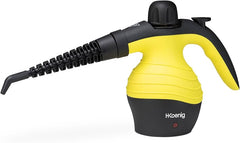 H.Koenig Limpiador a Vapor de Mano 4,2 bar NV60, 250 ml, Portátil, De Mano, Compacto, Ergonómico, Potente 1000W, 6 Accesorios Multiusos